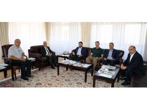 Memur-Sen Erzurum il yönetiminden Rektör Çomaklı’ya ziyaret
