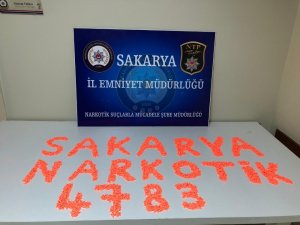 Sakarya’da 4 bin 783 adet ecstasy hap ele geçirildi