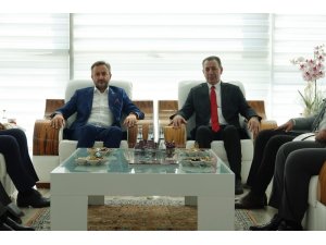 Bakan Aydın Maruf, Elazığ TSO Başkanı  Arslan’la bir araya geldi