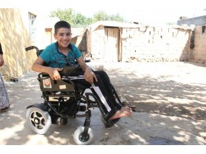 Abdulkadir, okula artık akülü sandalye ile gidecek