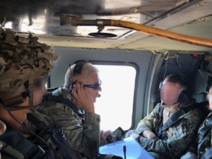 MSB:"Suriye’de Fırat’ın Doğusunda Güvenli Bölge birinci safha uygulamaları kapsamında, Türk-ABD’li komutanların iştirak ettiği ilk ortak helikopter uçuşu bugün gerçekleştirildi"