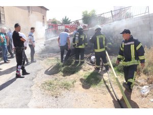 Karaman’da tarihi hamamda yangın