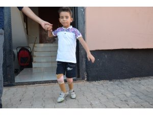 Suriyeli yetim Muhammed, kaybettiği bacaklarına Türkiye’de kavuştu