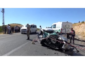 Gaziantep’te taş yüklü kamyon ile otomobil çarpıştı: 1 ölü, 1 yaralı