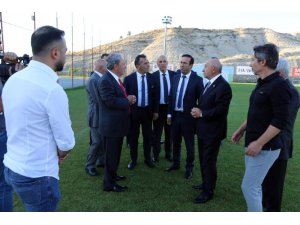 Yeni Malatyaspor’un tesis projesine TFF Başkanı Özdemir’den destek sözü
