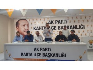 AK Parti Kahta’da istişare toplantısı düzenledi