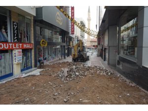 Ada sokak, Tahmis caddesi ve Hastane caddesinde çalışmalar başladı