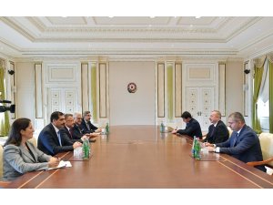 Cumhurbaşkanı Yardımcısı Oktay, Azerbaycan Cumhurbaşkanı Aliyev’le görüştü