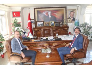 Ağrı Milli Eğitim Müdürü Tekin’den  Taşlıçay Belediye Başkanı Taşdemir’e ziyaret