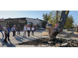 Nazilli Belediyesi, Yeni Sanayi Sitesi’ne kepçeyi vurdu