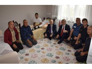 Vali Mustafa Tutulmaz’dan gazi Ramazan Kumral’a ziyaret