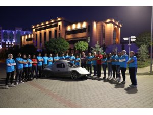 Bartın Üniversitesi’nin ikinci elektrikli otomobili “Gökbörü” pistlerde