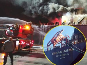 İskenderun'da 'Kıran Asya' isimli kargo gemisinde çıkan yangını PKK üstlendi