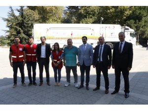 Kızılay Mobil çocuk dostu tırı Zonguldak’ta