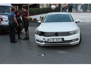 Ataşehir’de kaza: 1 polis yaralı