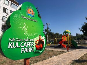 Halk Ozanı Aşık Dertli Kul Cafer’in adı parka verildi