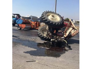 Traktör sürücüsü yaşam mücadelesini kaybetti