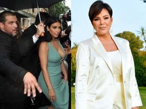 Kim Kardashian'ın korumaları, annesini darp etti!
