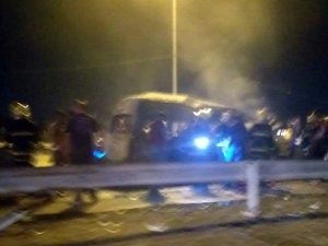 Kerbela’da yolcu otobüsünde patlama: 11 ölü, 2 yaralı