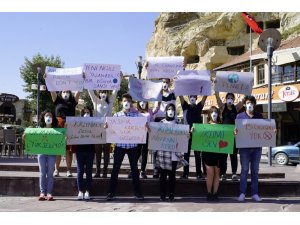 Kapadokya Üniversitesi öğrencilerinden ‘Küresel İklim Grevi’ etkinliği