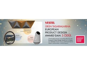 Vestel, global tasarım yarışması EPDA’dan 3 ödülle döndü