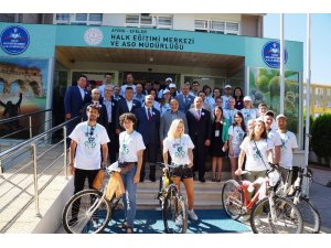 ‘Geri Dönüşüm İçin Bisikleti Pedalla’ projesinin tanıtım toplantısı yapıldı