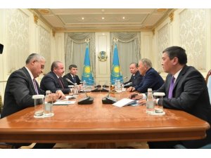 TBMM Başkanı Şentop, Kazakistan kurucu Cumhurbaşkanı Nazarbayev ile görüştü