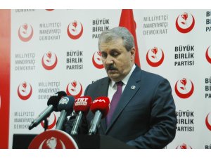 BBP Genel Başkanı Destici: “Kuzey Suriye’de teröristler bulundukça Türkiye güvende olmayacak”