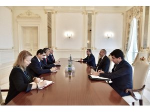 Cumhurbaşkanı Aliyev, Milli Eğitim Bakanı Selçuk’u kabul etti