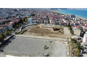 Trabzon’da Millet Bahçesi’nin yapımı için ilk kazma vuruldu