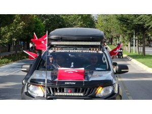 Off-road’culardan Barış Pınarı Harekatı’na destek konvoyu
