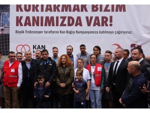 Trabzonspor’dan ’Kurtarmak bizim kanımızda var" projesine destek