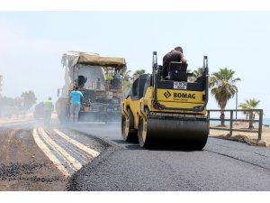 Mersin Büyükşehir, 6 ayda 54 bin ton asfalt döktü
