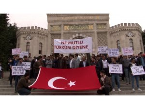 İstanbul Üniversitesi öğrencilerinden Barış Pınarı Harekatı’na destek