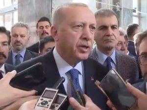 Erdoğan'dan, Halkbank'a soruşturma açıklaması