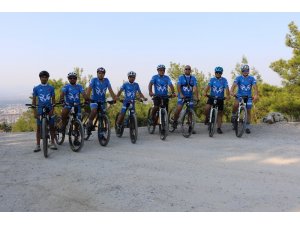 Dağ bisikletçileri Yunusemre’de buluşuyor