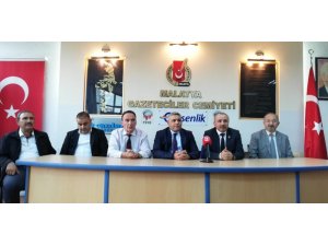 TSO Başkanı Sadıkoğlu Malatya Gazeteciler Cemiyetini ziyaret etti
