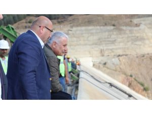 DSİ Genel Müdürü Aydın, Çay Barajı’nda incelemelerde bulundu