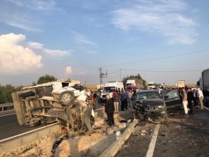 Mardin’de trafik kazası: 1 ölü, başsavcı ile birlikte 9 yaralı