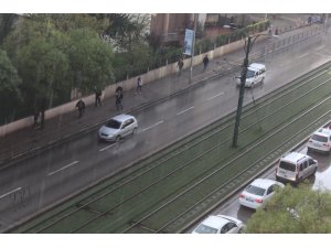 Gaziantep’te şiddetli yağış etkili oldu