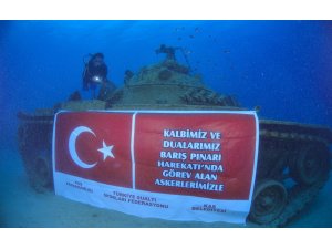 Barış Pınarı harekâtına su altından anlamlı destek