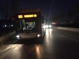 Başkent’te iki otobüs çarpıştı: 1 yaralı