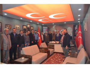 MHP Erzurum İl Başkanı Karataş meclis üyeleri ile istişare etti