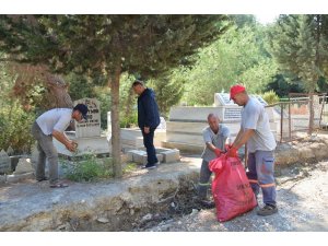 Büyükşehir Belediyesi’nden Eshab-ı Kehf’te temizlik çalışması