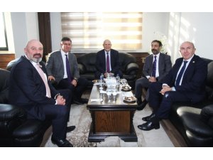 TBB Başkanı Metin Feyzioğlu, Başkan Pekmezci’yi ziyaret etti
