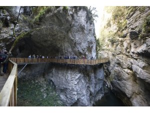 Horma Kanyonu’na 3 kilometrelik yürüyüş parkuru yapıldı