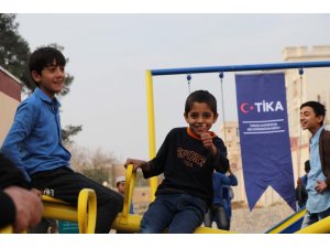 TİKA’dan Afganistanlı çocuklara oyun parkı