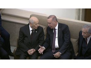 Cumhurbaşkanı Erdoğan, MHP lideri Bahçeli ile görüştü