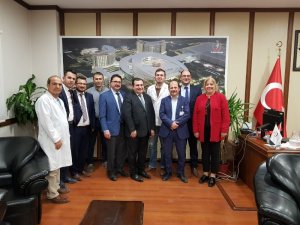 TUK üyeleri Başhekimi Dr. Mahmut Avcı’yı ziyaret etti