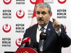 BBP Genel Başkanı Destici: "Sineyi millet sizi kabul eder mi, siz dönseniz dönseniz sineyi PKK’ya dönersiniz"
